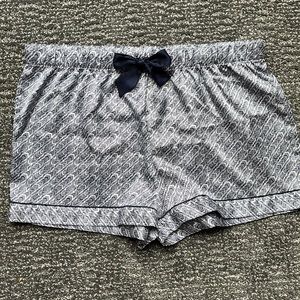 🍳Victoria’s Secret Sleep Lounge Chevron Print Shorts White Blue size Medium